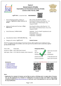 FSSAI CERTIFICATE-1